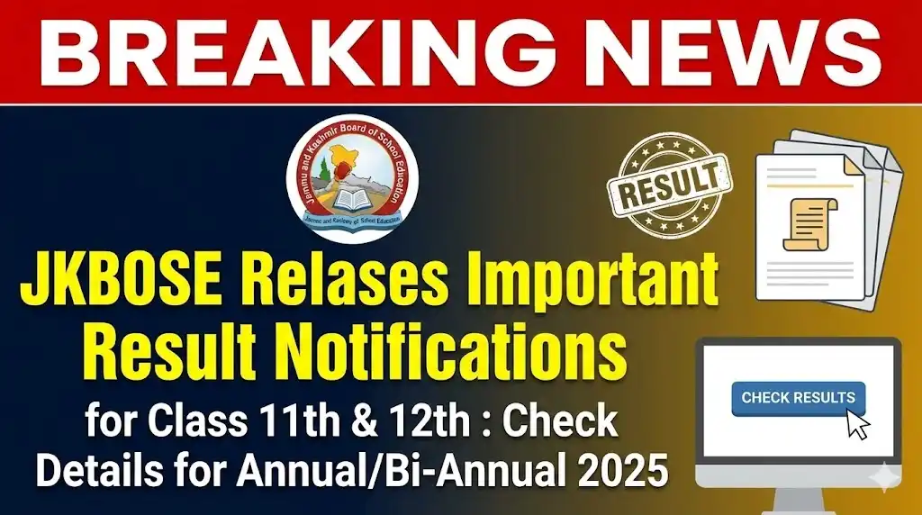 Result Notifications for Class 11th & 12th