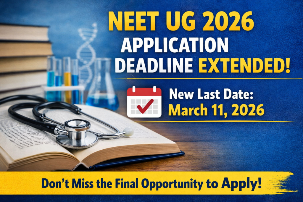 NEET UG 2026 Application Deadline