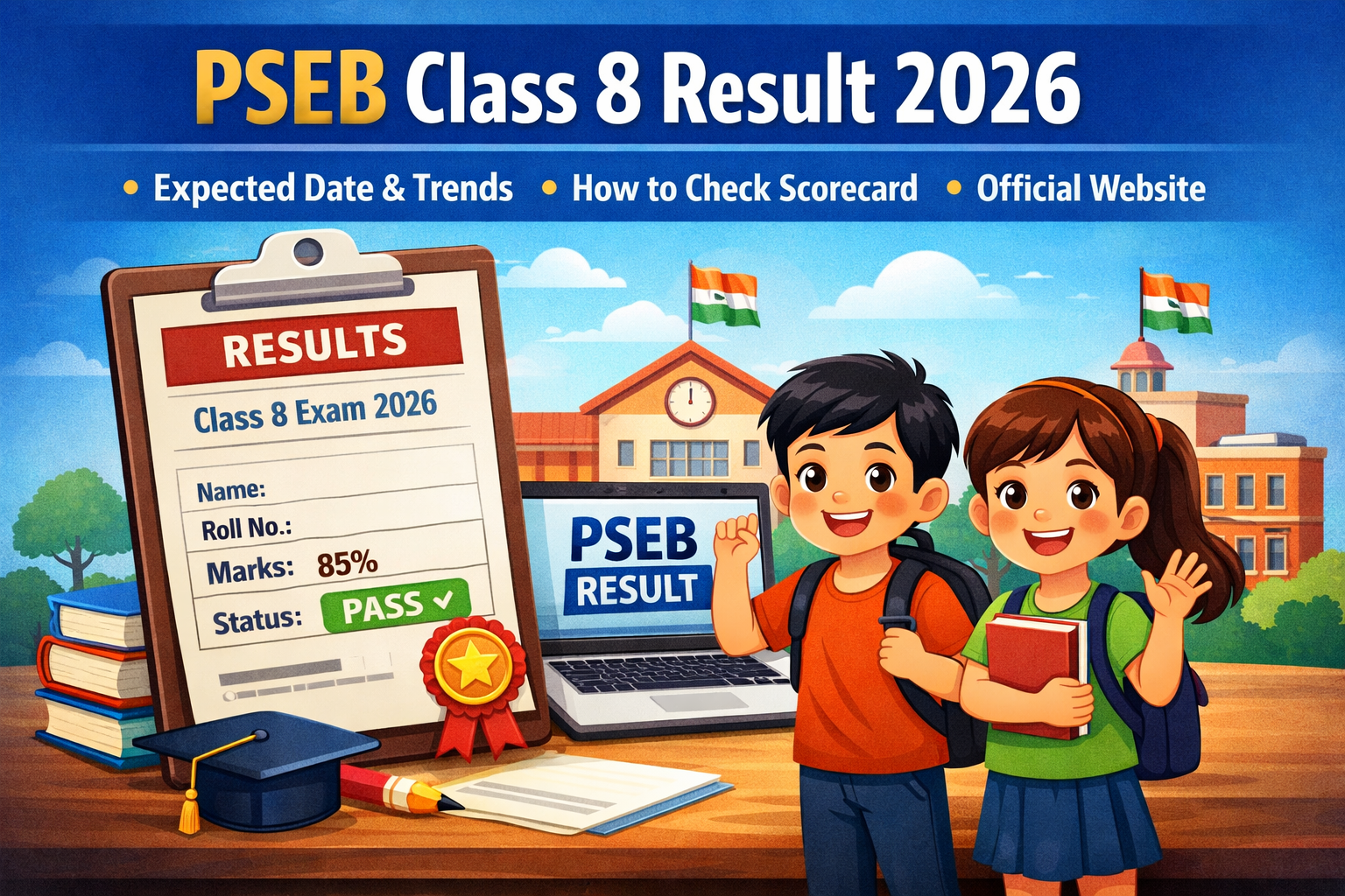 PSEB Class 8 Result 2026